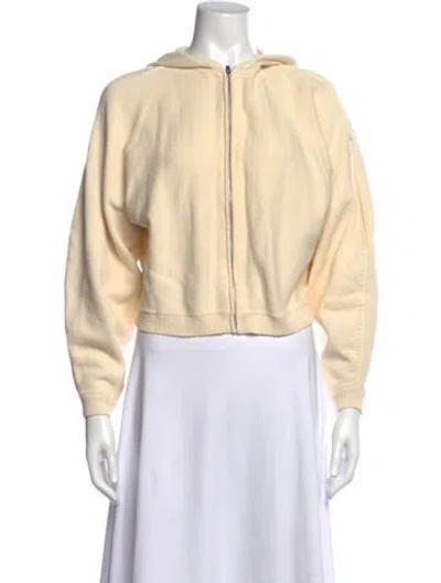 Pre-owned Theory Open Front Sweater In Neutrals
