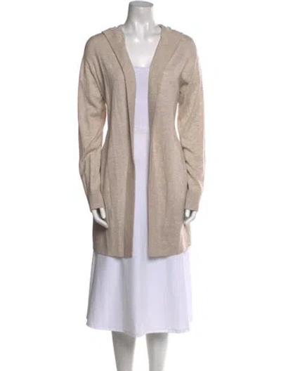 Pre-owned Theory Open Front Sweater W/ Tags In Neutral