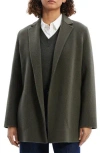 Theory Wool And Cashmere-blend Felt Blazer In Gray