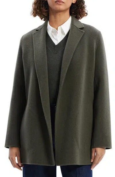 THEORY THEORY OPEN FRONT WOOL BLEND BLAZER