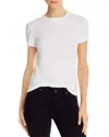 Theory Tiny Tee 2 Nebulous Organic Cotton Top In White