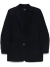 Theory Navy Blue Wool Cashmere Blazer