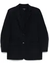Theory Navy Blue Wool Cashmere Blazer In Gx1 New Navy