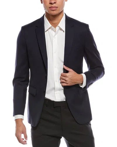 Theory Ostro Wool Blazer In Blue