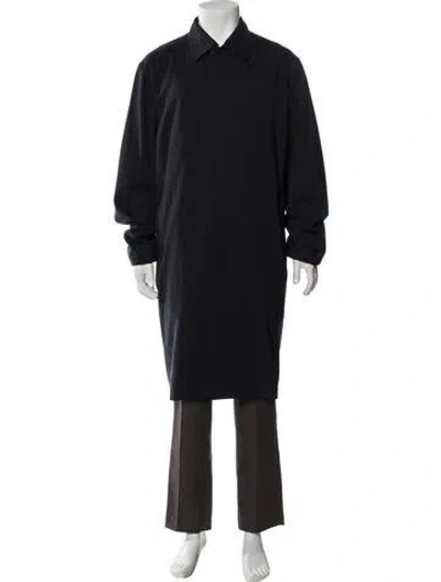 Pre-owned Theory Overcoat W/ Tags In Blue