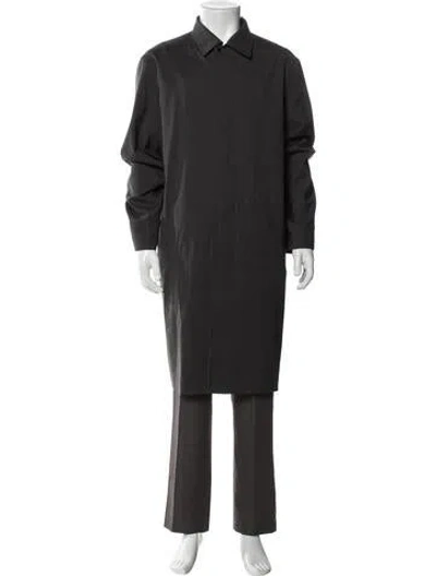 Pre-owned Theory Overcoat W/ Tags In Gray