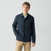 Theory Overshirt In Good Linen In Blue