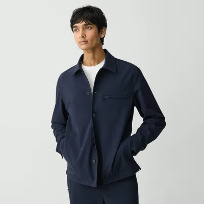 Theory Overshirt In Precision Ponte In Baltic