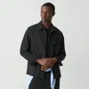 Theory Overshirt In Precision Ponte In Black