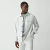 Theory Overshirt In Precision Ponte In Fog