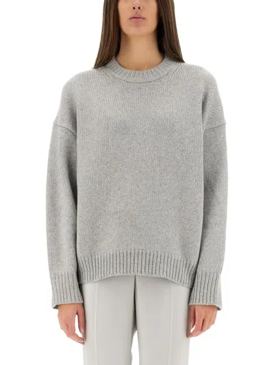Theory Oversize Knit Top In Grey