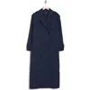 Theory Oversize Stretch Cotton Trench Coat