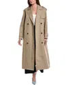 Theory Oversized Trench In Brown