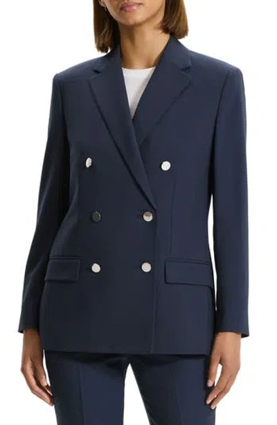 THEORY THEORY OXFORD BOXY DOUBLE BREASTED JACKET