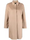 Theory New Divide Wool-cashmere Car Coat In Neutrals