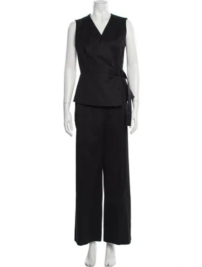 Pre-owned Theory Pant Set In Black