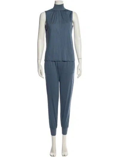 Pre-owned Theory Pant Set In Blue