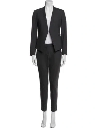 Pre-owned Theory Pant Set In Gray