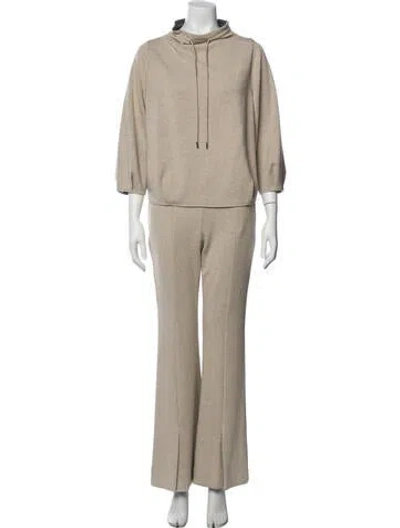 Pre-owned Theory Pant Set In Neutral