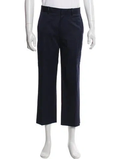 Pre-owned Theory Pants In Blue