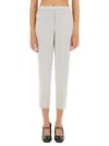 Theory Regular Fit Pants Size 6 In Grey