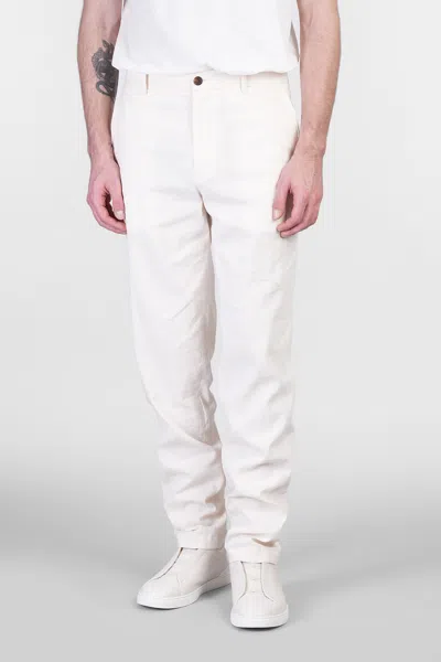 Theory Pants In Beige Linen