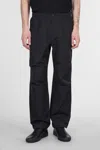 Theory Pants In Black Cotton In Black