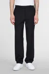 Theory Pants In Black Wool In Black
