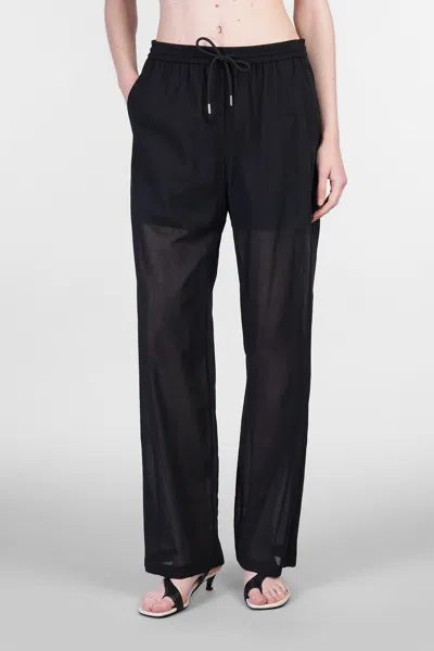 THEORY PANTS IN BLACK WOOL