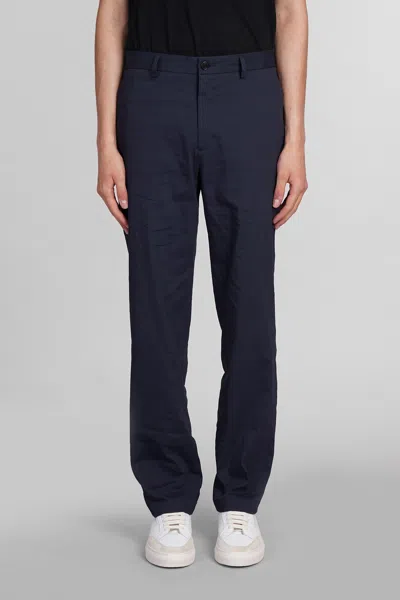 Theory Pants In Blue Linen