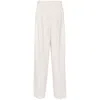 Theory Double Pleat Pant In Good Wool In Neutrals