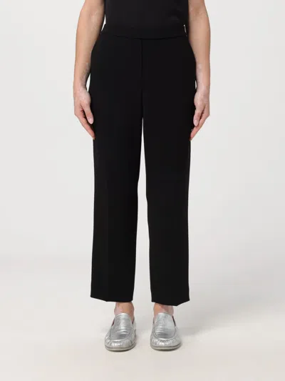 Theory Pants  Woman Color Black In Black