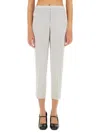 Theory Regular Fit Pants Size 6 In Grey