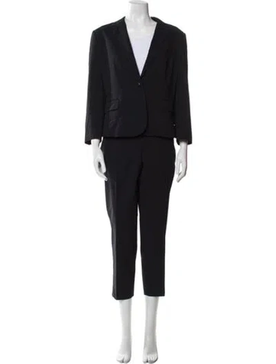 Pre-owned Theory Pantsuit In Black