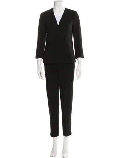 Pre-owned Theory Pantsuit In Black