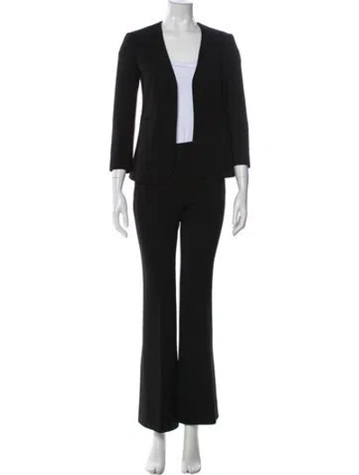 Pre-owned Theory Pantsuit In Black
