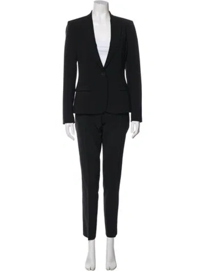 Pre-owned Theory Pantsuit In Black