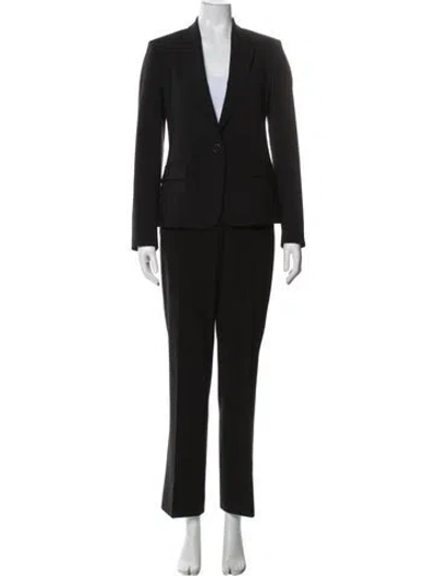 Pre-owned Theory Pantsuit In Black