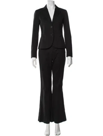 Pre-owned Theory Pantsuit In Black