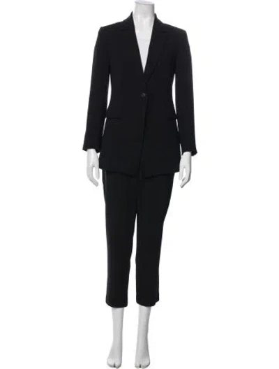 Pre-owned Theory Pantsuit In Black