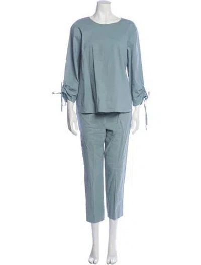 Pre-owned Theory Pantsuit In Blue
