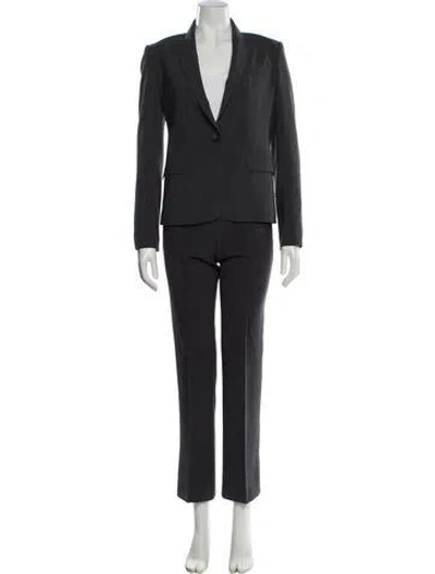 Pre-owned Theory Pantsuit In Gray