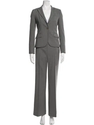 Pre-owned Theory Pantsuit In Gray