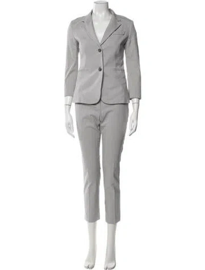 Pre-owned Theory Pantsuit In Grey