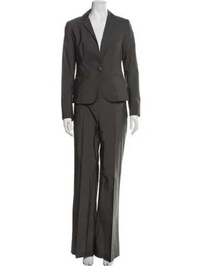 Pre-owned Theory Pantsuit In Grey