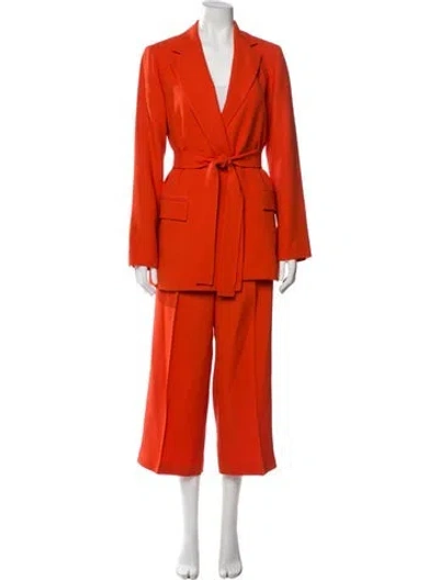 Pre-owned Theory Pantsuit In Orange
