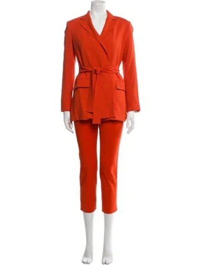 Pre-owned Theory Pantsuit In Orange