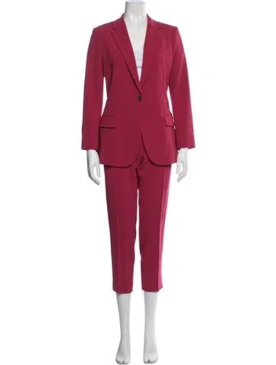 Pre-owned Theory Pantsuit In Red