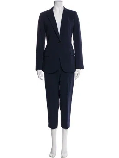 Pre-owned Theory Pantsuit W/ Tags In Blue
