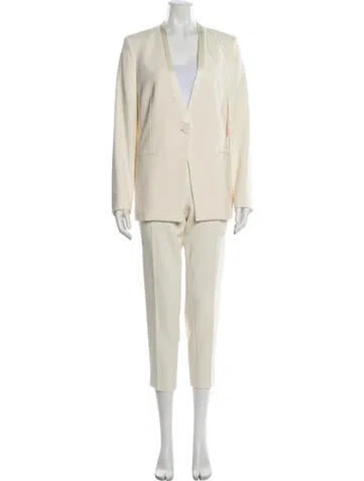 Pre-owned Theory Pantsuit W/ Tags In Neutral